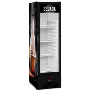 Imagem de Cervejeira Slim Optima VN28RP Metalfrio Expositor 337 Litros Preto