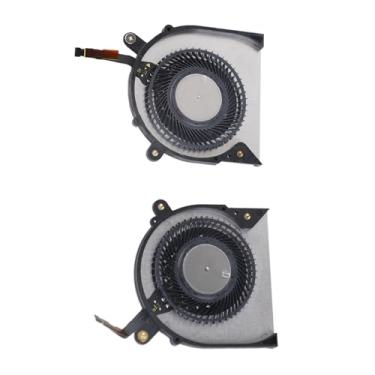 Imagem de Zhjvihx Substitua o Ventilador de Resfriamento do Laptop, o Ventilador de Resfriamento de Laptop 4 Pinos do Conector de Energia para VDFK8 para 0vdfk8 (CPU e GPU)