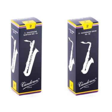 Imagem de Reeds Vandoren Traditional para sax de Bari e sax tenor Stren