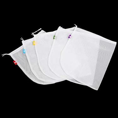 Imagem de Cryfokt Saco de Malha Lavável de Malha, Sacos para Produzir, para Tortas de Loja e Roupas de Ginástica Infantil