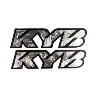 Imagem de Adesivos Impermeáveis Para Amortecedores De Motocicleta 2PCS Decalques