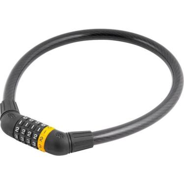 Imagem de Cadeado Com Segredo Para Bicicleta 60cm Plastificado Vonder