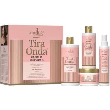 Imagem de Tira Onda Kit Capilar Disciplinante, Shampoo, Condicionador, Máscara e Spray, para Cabelos Lisos, Tratamento Anti-Frizz e Brilho