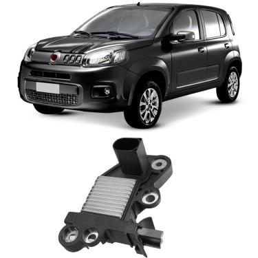 Imagem de Regulador Voltagem Alternador Fiat Uno 1.4 2014 A 2016 Gauss
