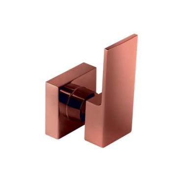 Imagem de Acabamento de registro quadrado Ibó Pingoo.casa - Dourado Rose