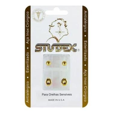 Imagem de Brinco infantil antialérgico em aço inox