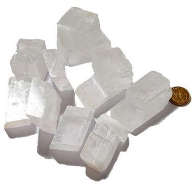 Imagem de Calcita Ótica Bruta Natural 1 kg - Pedra Raríssima para Esoterismo - C