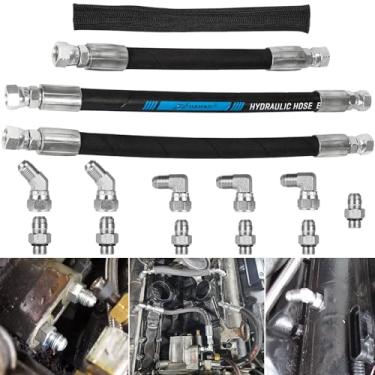 Imagem de Kit de mangueiras HPOP de alta pressão e kit de acessórios crossover para motores diesel Ford 7.3L Powerstroke 1999-2003 E350 E450 E550 Excursion F250 F350 F450 F550 F650 F750