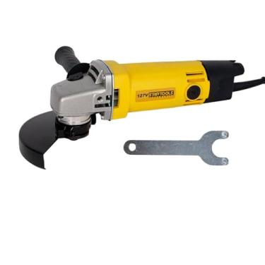 Imagem de Esmerilhadeira Angular 4-1/2 Polegadas, 650W, 11000 RPM, 127V, com Punho Lateral e Chave de Pino