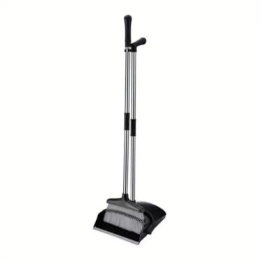 Imagem de Kit De Limpeza Com 2 Pecas Pá e Mini Vassoura Tira Resíduos(Kit Cinza(Vassoura e Pa),1)