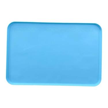 Imagem de Bothyi Tapete de pintura de silicone 24" x 16" multiuso antiderrapante lavável resina artesanato jogo americano joias faça você mesmo tapete de, Azul