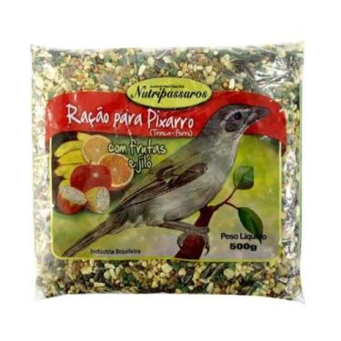 Imagem de Ração para Pixarro Trinca Ferro Nutripássaros com Frutas 500 g - nutri
