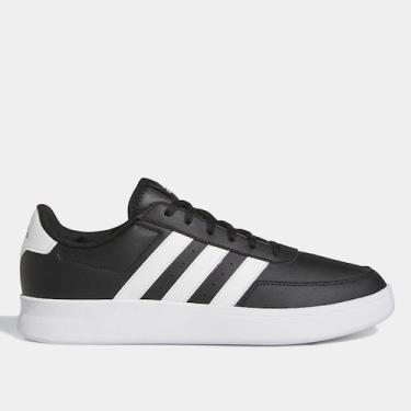 Imagem de Tênis Adidas Breaknet, Preto, Branco, 38