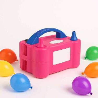 Imagem de Inflador Compressor Balão Bexiga 2 Bicos Decoração Festa - Mazzilli, R