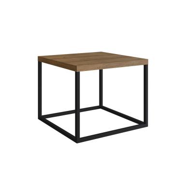 Imagem de Mesa de Centro Cube Estilo Industrial Vermont Base Metálica Preto 32,5 cm A05 - D'Rossi