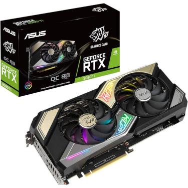 Imagem de Placa Vídeo ASUS GeForce RTX 3060 Ti KO OC V2, 8GB GDDR6, 256-Bit, 1695MHz Boost, PCIe 4.0, 3xDP, 2xHDMI, LHR
