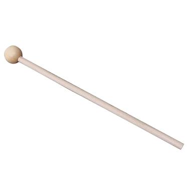 Imagem de Domary Baqueta de Tambor Orff Instrumento de Percussão Peças Música Educação Infantil Auxiliares de Ensino para Crianças, Xilofone de Harpa de Aço Portátil Leve (Madeira de cabeça redonda de 2cm)