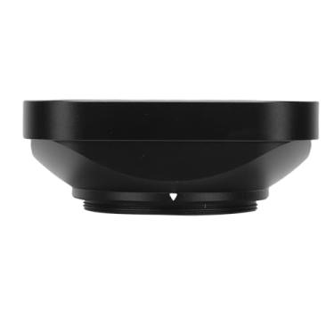 Imagem de Zyyini Capa de Lente Quadrada de 37mm, Parafuso de Metal de Liga de Alumínio No Protetor Solar Com Tampa de Lente, para Proteção de Câmera Fotográfica