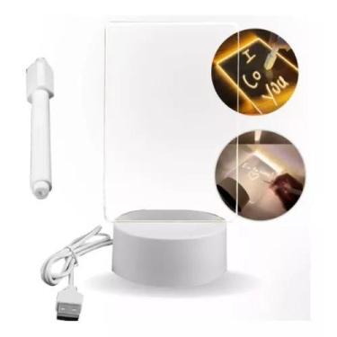 Imagem de Luminária Decorativa Quarto em Led de Escrever - TJ Drop Rio