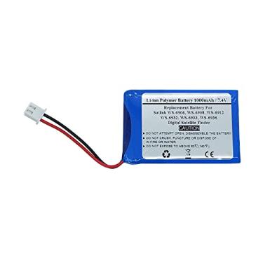 Imagem de STARTONG Bateria de substituição 1000mAh 7,4V para Satlink WS-6906, WS-6908, WS-6912, WS-6932, WS-6933, WS-6936 Digital Satellite Finder; E-1544, F03409 (USN-523450PC-2S)