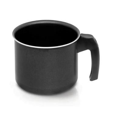 Imagem de Caneca de Alumíno Antiaderente na Cor Preta de 2 Litros, Linha Eterna, Nigro.