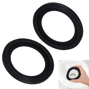 Imagem de 2un Anel Vedação Vaso Sanitário para Dometic 300/310/320, Junta Vedação Esfera Descarga Peças Reposição 385311658 para Vasos Sanitários Trailers Motorhome Conserto Vazamentos (Preto)