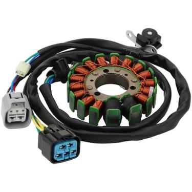 Imagem de TPUIZUS 1 Unidade de Bobina de Estator de Gerador Magneto para Motocicleta para TRX450ER 2006-2009 2012-2014 e para TRX450R 2006-2009 31120-HP1-601