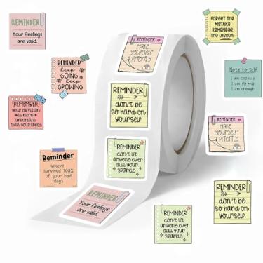 Imagem de 500 peças de adesivos à prova d'água de lembretes para agendas de cadernos