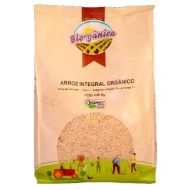 Imagem de Arroz Agulhinha Integral Orgânico Biorgânica 2kg