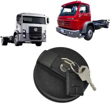 Imagem de Tampa De Combustível Rosca Vw Ônibus Caminhões Micro Ônibus