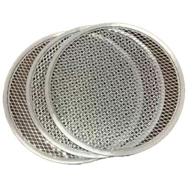 Imagem de Kit 3 Telas Redondas para Pizza, 60 cm, Alumínio Reforçado, Ideal Para Forno a Lenha