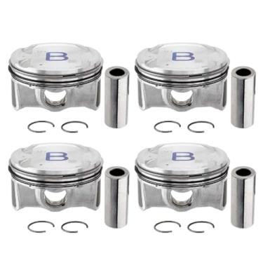 Imagem de INGKAN Conjunto de pistões e anéis de motor G4NB 1.8L (+0,5 mm) serve para Hyundai Elantra 12-16, para Kia Forte 1.8L l4 DOHC OE 23041-2E100 230412E100