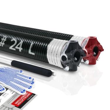 Imagem de Conjunto de molas de torção para porta de garagem KaiMindogz 0,218 x 2