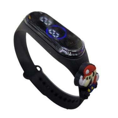 Imagem de Relógio Digital Infantil Touch Aprenda Brinque Mario Bros Pr - SMACTUD