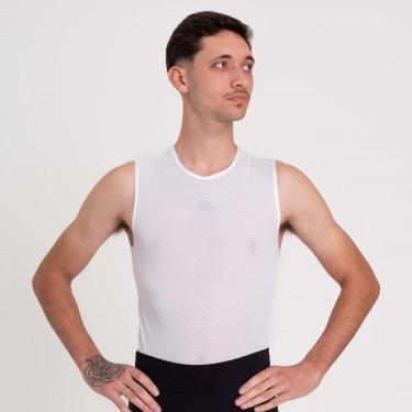 Imagem de Camisa Regata Masculina Marcio May Sports Segunda Pele Air Branca-Masculino