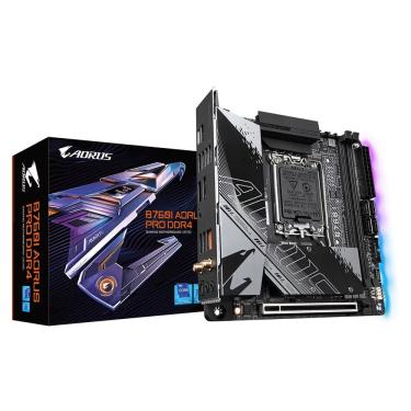 Imagem de Placa Mãe Gigabyte B760I Aorus Pro Wi-Fi LGA 1700 DDR4 M.2