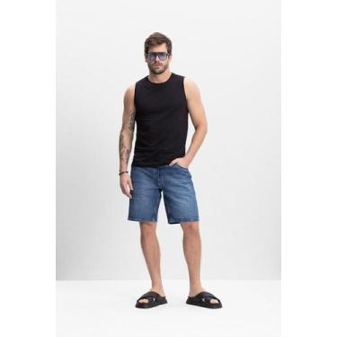 Imagem de Regata masculina em meia malha Essendi - P, G, Preto