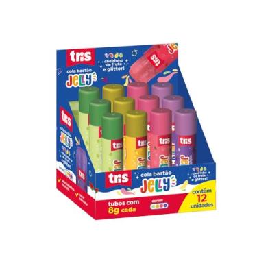 Imagem de Cola Bastão Tris Jelly 8gr display 12 unidades