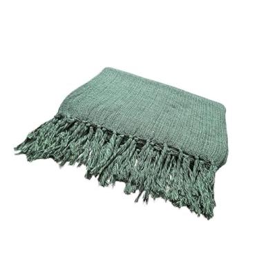 Imagem de Protetor De Sofá 2,20 X 1,50 M Com Acabamento Em Algodão E Cantos Com Nós(Verde Limão com Preto)