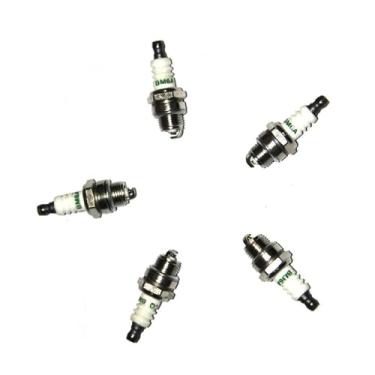Imagem de Kit com 5 velas de ignição BM6A L7T BPMR7A RCJ6Y RCJ7Y WSR5F compatíveis com sopradores e motosserras TS400 TS420 TS460 021 MS180 MS250 FS55