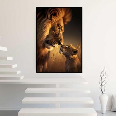 Imagem de Quadros Decorativos com Moldura Mulher Dourada Abstrato Salão Sala Quarto Kit Conjunto 2