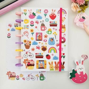 Imagem de Caderno de Disco Buendia - Sweet Zoo Tamanho: Mini (10,5 x 10,5 cm) Folhas Decoradas - BUENDIA