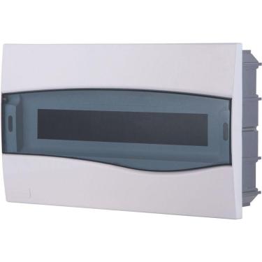 Imagem de Quadro De Distribuição De Embutir 18 Din Ou 12 Nema Tramontina Com Porta Transparente Tramontina