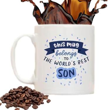 Imagem de Shakven Caneca do pai do mundo melhor, avô caneca de café,Xícara de Café Melhor Pai 350ml | Novidade copo de caneca para pai, melhores canecas de cerâmica para pai e filho com impressão de letras