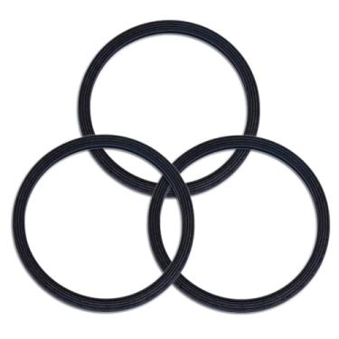 Imagem de Juntas de liquidificador NB301 compatível com anel de vedação de borracha Nutribullet RX 1700 Watt NB-301, N17-1001 (pacote com 3)