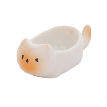 Imagem de prato de lanche Pratos de porcelana para molhos são usados ​​para armazenar molho soja, ketchup, barbecue e outros condimentos tigela de sopa