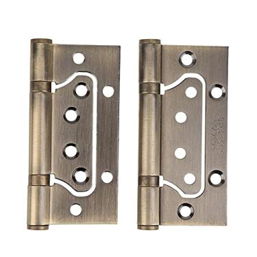 Imagem de Casa de aço inoxidável mudo rolamento liso porta aberta de dobradiça de hardware de hardware da dobradiça da porta 10.5x7.3x0.25cm YYDFPIIA