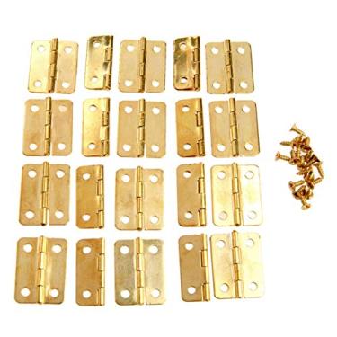 Imagem de 20 pcs 24x18mm porta do armário da cozinha dobradiças para caixões Acessórios da mobília Dobradiças para caixas de jóias Acessórios para móveis YYDFPIIA