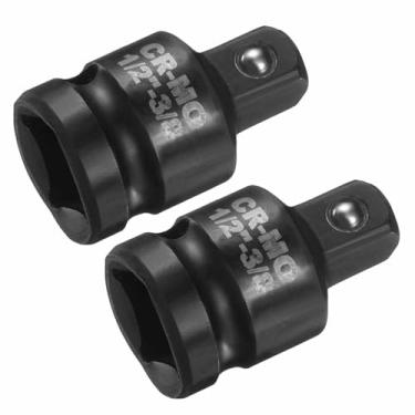 Imagem de HARFINGTON 2 adaptadores de soquete de impacto fêmea de 1/5.1 cm para 3/20.3 cm macho redutor de acionamento quadrado padrão SAE CR-MO conversor de aço, chave de impacto, chave catraca, disjuntor