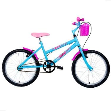 Imagem de Bicicleta Aro 20 MTB Girl Infantil Tridal - Tridal Bike, Azul céu
